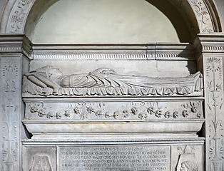Grabmonument für Kardinal Bartolomeo Roverella
