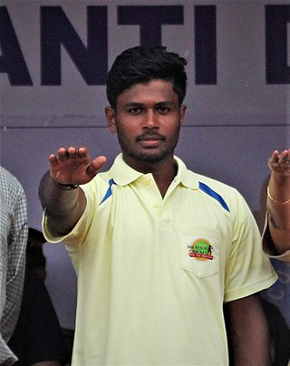 <span class="mw-page-title-main">Sanju Samson</span> Indian cricketer (born 1994)