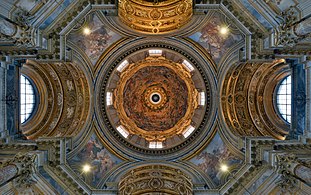 Sant'Agnese in Agone, Rom 1652-1672 (Francesco Borromini, Ciro Ferri, Giov. Batt. Gaulli, detto "il Bacciccia")