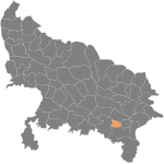 Sant Ravidas Nagar distrikt.svg