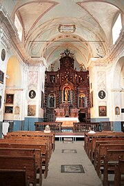 Interior de la iglesia del monasterio