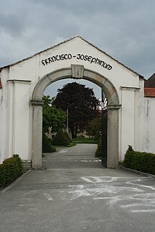 An entrance portal to the Josephinum