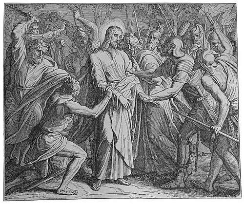 Judas fait saisir Jésus.