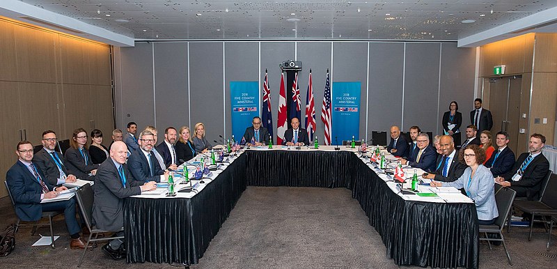 File:Sec Nielsen with fellow ministers at 2018 FCM (2).jpg