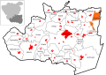 English: Location of Seethen in Gardelegen, Altmarkkreis Salzwedel in Saxony-Anhalt Deutsch: Lage der Ortschaft Seethen in der Hansestadt Gardelegen im Altmarkkreis Salzwedel in Sachsen-Anhalt