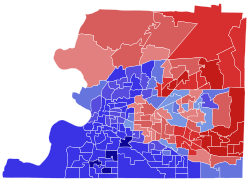 Final results by precinct:
Harris
50-60%
60-70%
70-80%
80-90%
>90%
Lenoir
50-60%
60-70%
70-80%
80-90% Shelby County Mayor 2018.svg