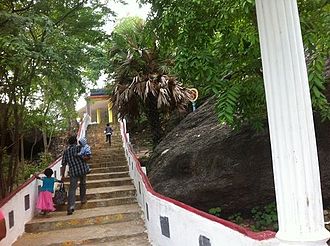 Siddala Kona Rock Cave at Siddala Kona Near Gudur Siddala Kona Steps.jpg