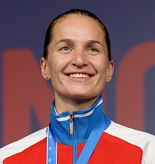 Sofiya Aleksandrovna Velikaya is a Russian sabre fencer.