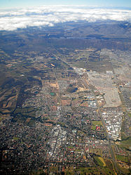 Aerial view of Somerset West