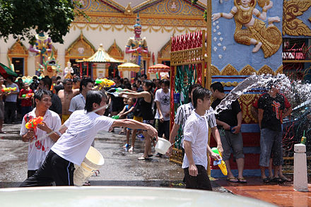 Songkran festivities in George Town