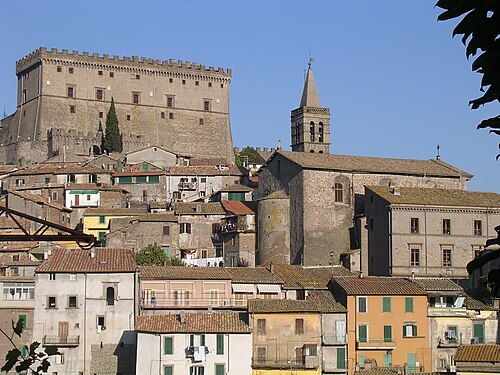 Orsini castle, Soriano nel Cimino, Italy