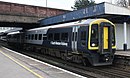 Southampton Central - SWR 158887 Salisbury hizmeti.JPG