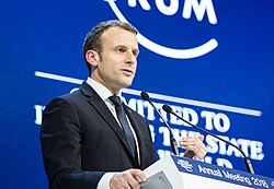 Special Address by Emmanuel Macron, President of France (39907045951)-cropped