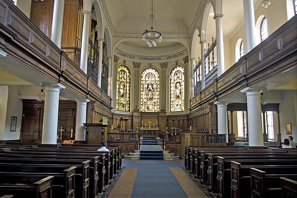 Interior of St Ann's Church