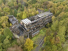 St Peter's Seminary from the Air in October 2022 St Peter's Seminary, Cardross - Air - October 2022.jpg