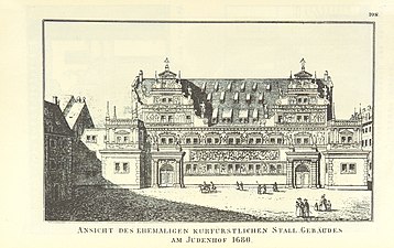 Stallgebäude am Jüdenhof 1680