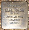 Stolperstein Grindelhof 43 (Irene Starke), Hamburg-Rotherbaum.JPG