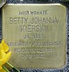 Stolperstein Kommandantenstr 9 (Lifel) Betty Johanna Kierski.jpg