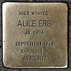 Stolperstein Niederbarnimstr 13 (Friedh) Alice Erb.jpg