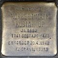 Stolperstein für Norbert Maria Kubiak OP (Lindenstraße 45)