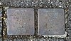 Stolpersteine für Anna und Dr. Sigmund Karpeles, Elsaweg 33, Degerloch, Stuttgart.JPG