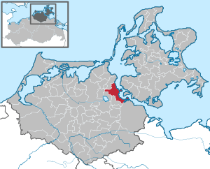 Li position de Stralsund in li Subdistrict Vorpommern-Rügen