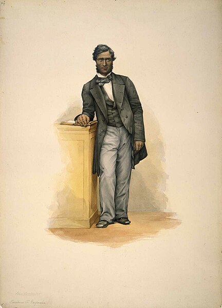 File:Tāmihana Te Rauparaha, watercolour by George French Angas, 1852.jpg