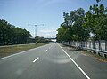 North Luzon Expressway Tabang Spur Road which has four lanes in Guiguinto, Bulacan.