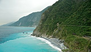 <span class="mw-page-title-main">Qingshui Cliff</span> Coastal cliffs in Xiulin Township, Hualien County, Taiwan