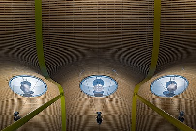 Terminal 4 of the Madrid airport, Madrid, Spain