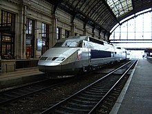 TGV en gare.
