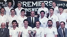 Brunswick's 1987-88 VSDCA premiership team The First XI Premiership Side from 1987-88.jpg