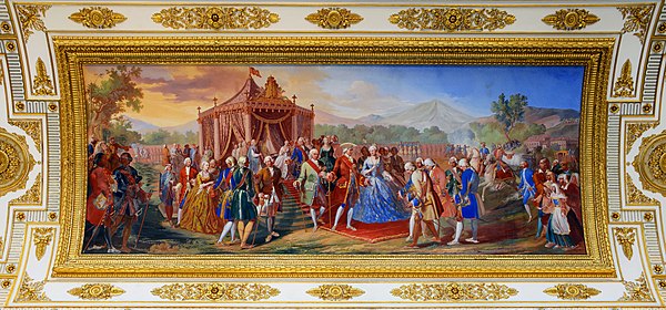 The ceremony of laying the foundation stone of the Royal Palace