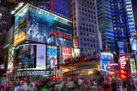 Times Square time lapse