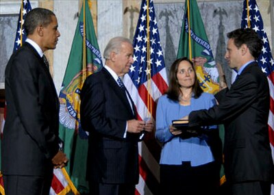 Geithner was sworn in as Treasury Secretary on January 26, 2009