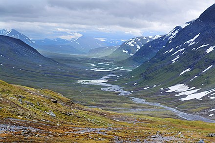 View from Tjäktjapasset