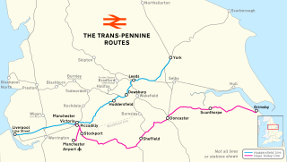 Transpennine Route Upgrade Rail investments in northern England, proposed November 2021