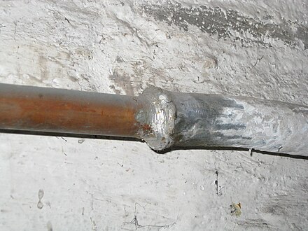 Lead pipes and solder are common sources of ingested lead.