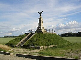 Monumento Rákóczi na fronteira húngaro-ucraniana entre Tiszabecs e Vylok.