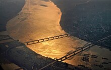Bridges over the Irawadi River