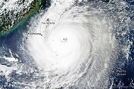 Oct 5 (1): Typhoon Koinu (2023) near Taiwan