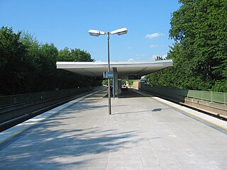 <span class="mw-page-title-main">Studentenstadt station</span> Station of the Munich U-Bahn