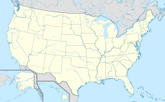 Saint Helena på en karta över USA