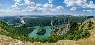 <span class="mw-page-title-main">Uvac</span> River in Serbia, Bosnia and Herzegovina