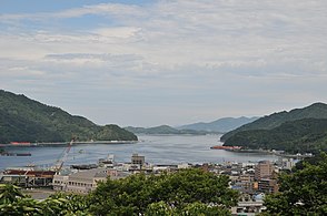 Uwajimanlahti Uwajiman linnalta