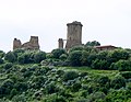 mediaeval Tower build out of a greek temple