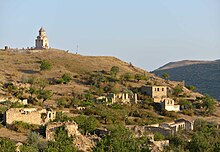 Village of Karaglukh in the Hadrut Province of Nagorno-Karabakh. John the Baptist church.jpg
