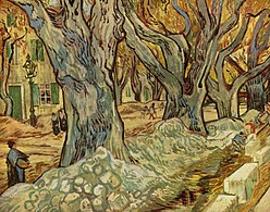 De grote platanen (Vincent van Gogh, Cleveland Museum of Art, 1889)