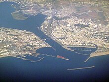 Vue aérienne de l'actuelle Bizerte