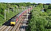 the West Coast Main Line near Ansty in Warwickshire, England